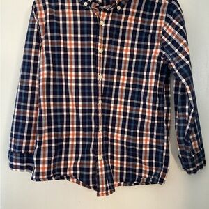 Gymboree Plaid 100% Cotton Shirt in Blue, Red, and White M 7-8 Big Kids